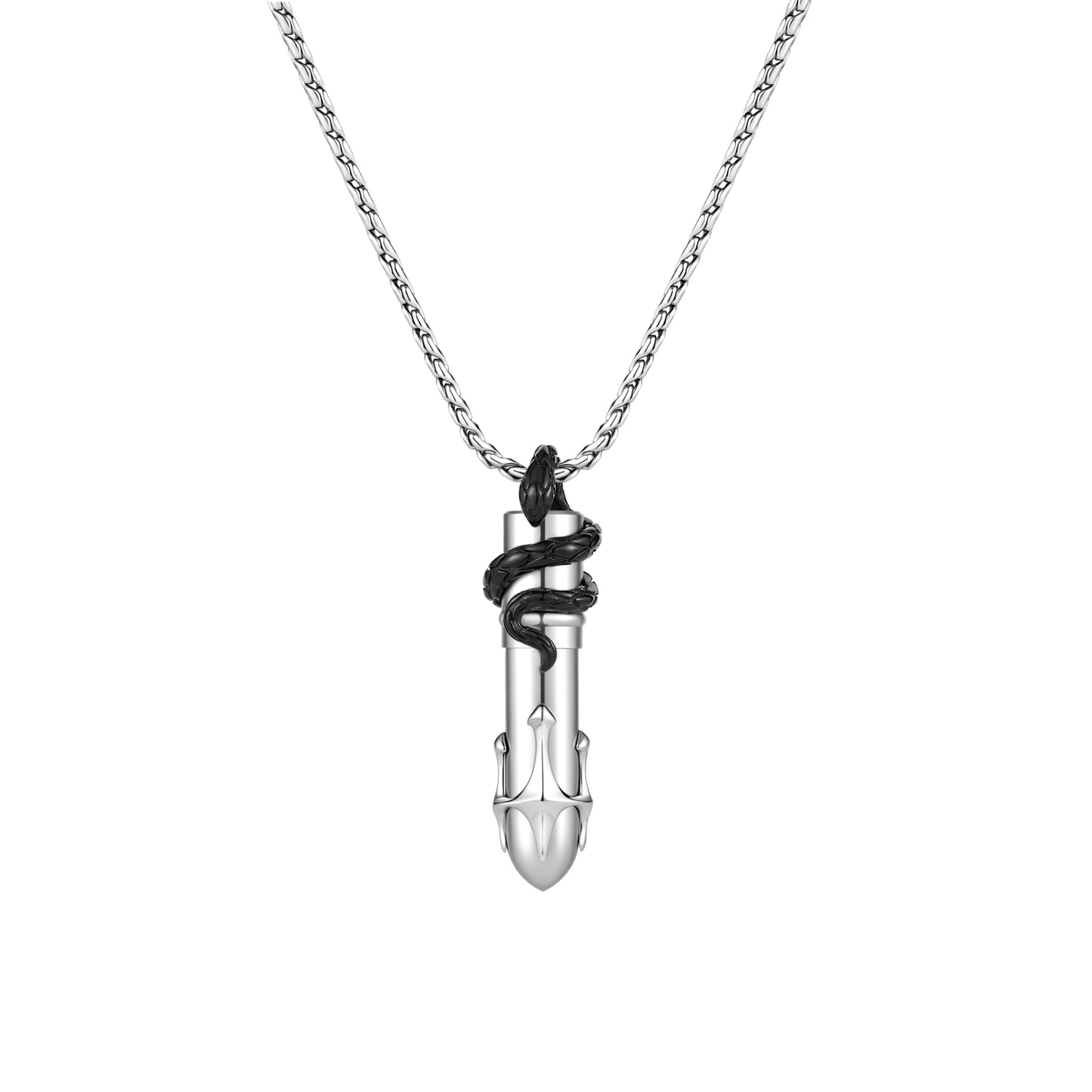 Snake Loop Perfume Bottle Necklace