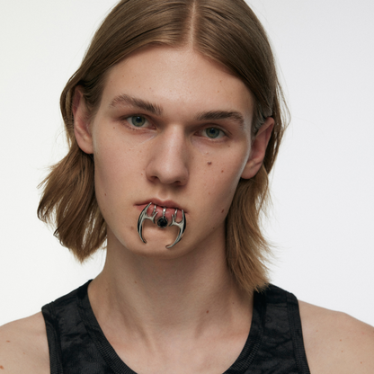 Non-Piercing Zircon Lip Clip Set