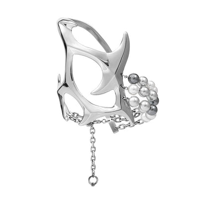 Punk Eye Metal Palm Bracelet
