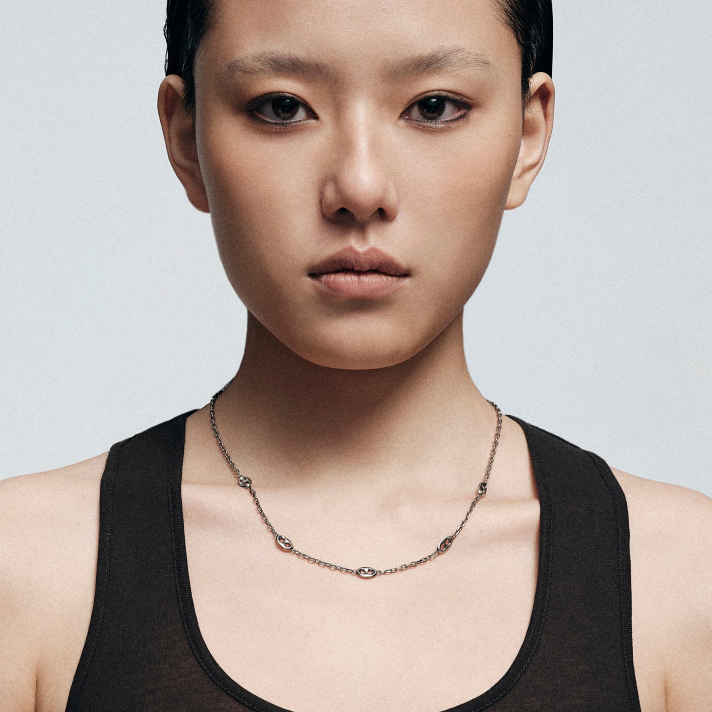 Mini Warthog Snout Link Chain Necklace