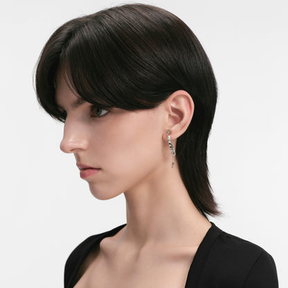 S925 Booby Bird Wing Pin Earring