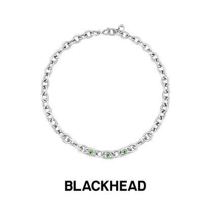 BLACK GLOVES MAGIC CRYSTAL BALL NECKLACE