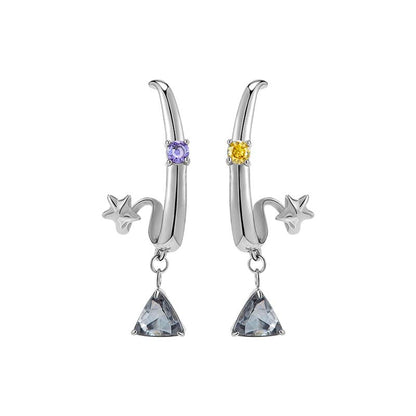 Christmas Colored Crystal Earrings