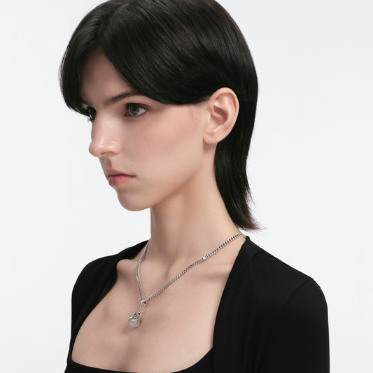 S925 Booby Bird Egg Pendant