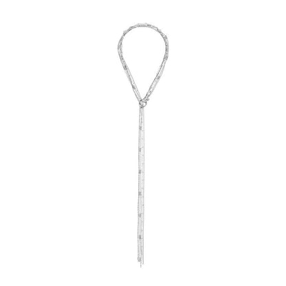 Crescent Knight Beaded Necklace