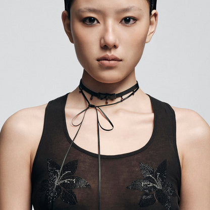 Ribbon Bow Choker