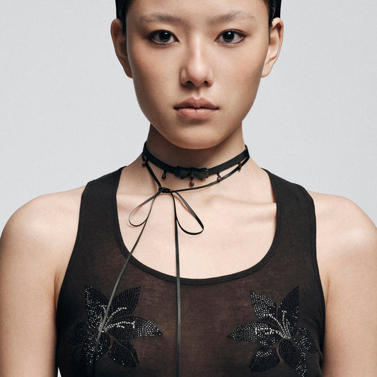 Ribbon Bow Choker