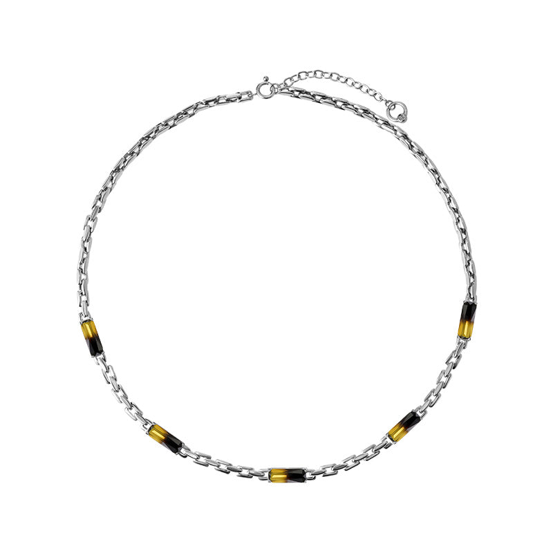 Gradient Tourmaline Handmade Necklace