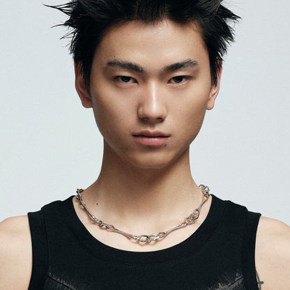 Warthog Snout Statement Chain Necklace