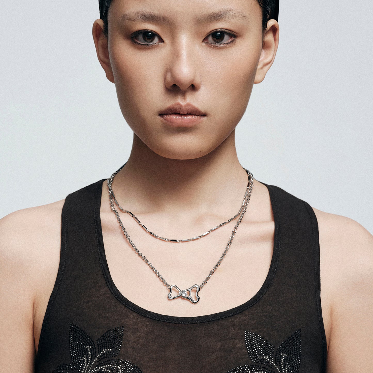 Pull Ring Double-Layer Necklace