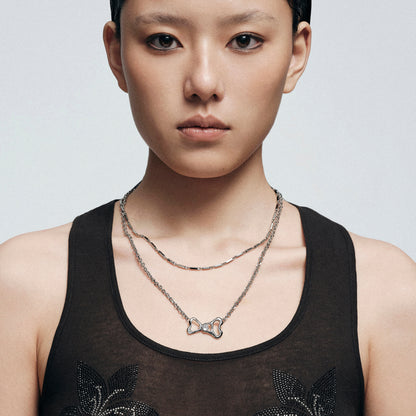 Pull Ring Double-Layer Necklace