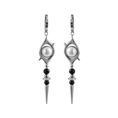 Punk Eye Beaded Earrings