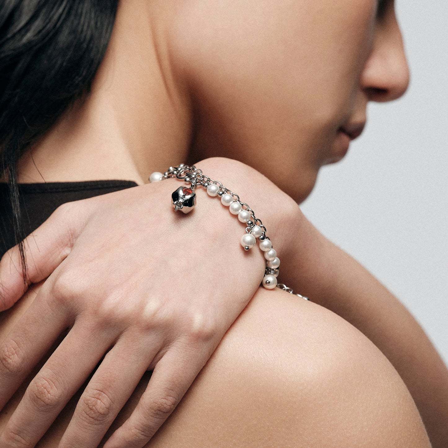 Bad Pomegranate Pearl Bracelet