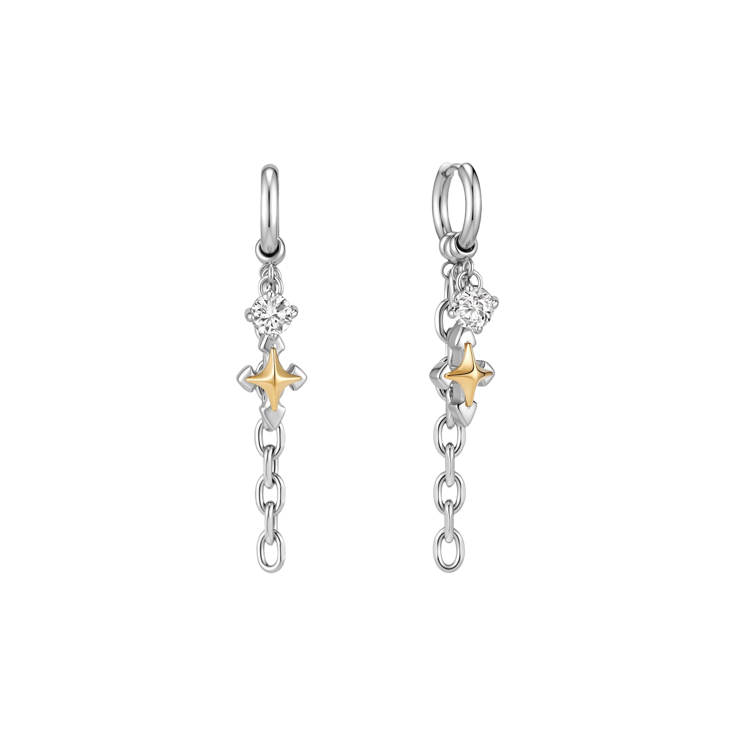 Starburst Key Chain Earrings
