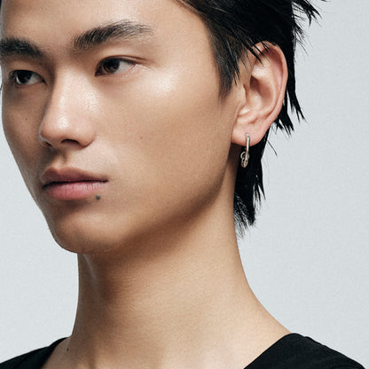 Warthog Snout Stud Earring (Single)