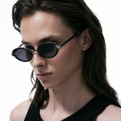 Metal Retro Round Frame Sunglasses