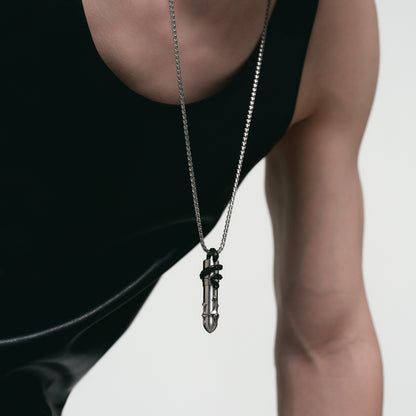 Snake Loop Perfume Bottle Necklace