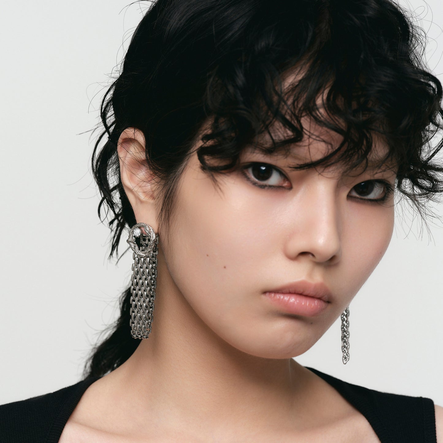 Snake Loop Watch Strap Earrings
