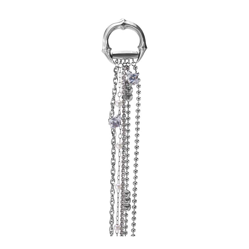 Crescent Knight Beaded Necklace