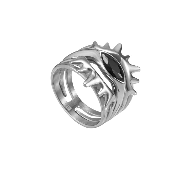 Punk Eye Stacking Ring Set