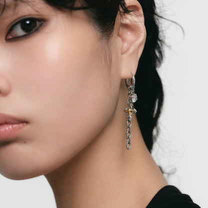 Starburst Key Chain Earrings
