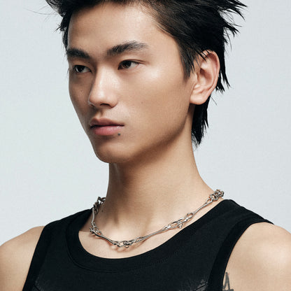 Warthog Snout Statement Chain Necklace