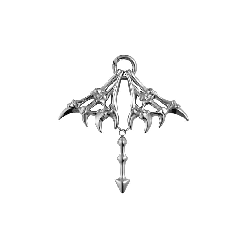 Double Manta Bone Layered Necklace