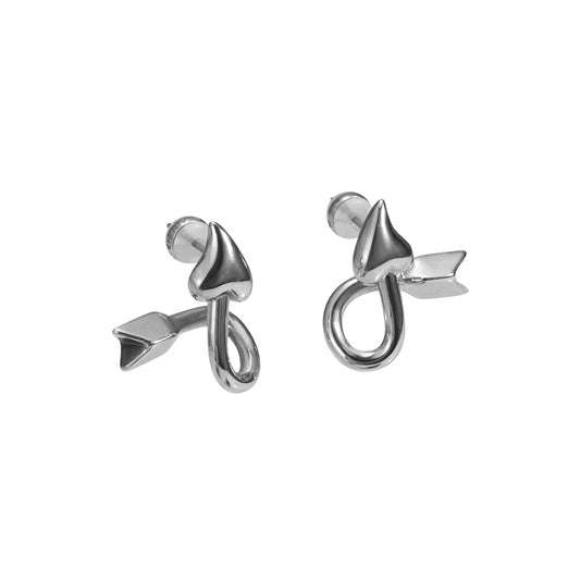Entwined Arrow Stud Earrings