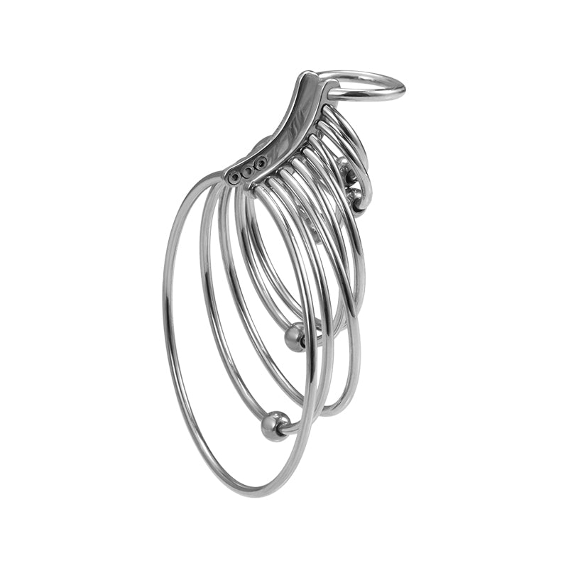 Multi-Hoop Stacked Ear Cuff