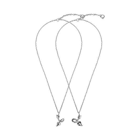 Entwined Arrow Double-Layer Necklace