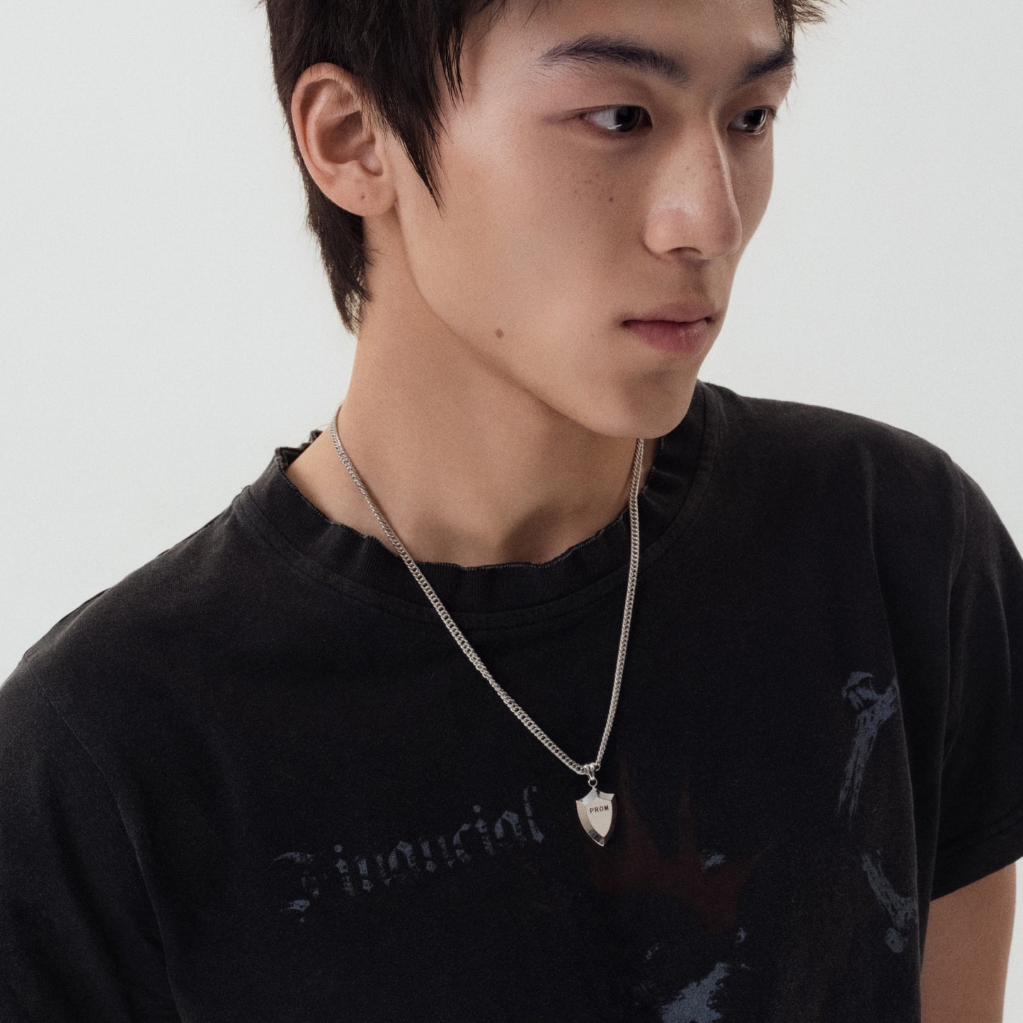 Prom Emblem Tag Necklace