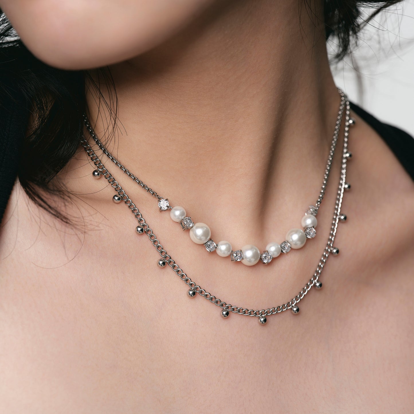 Starburst Key Layered Necklace