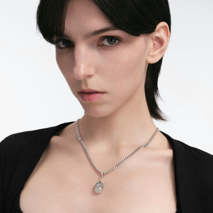 S925 Booby Bird Egg Pendant