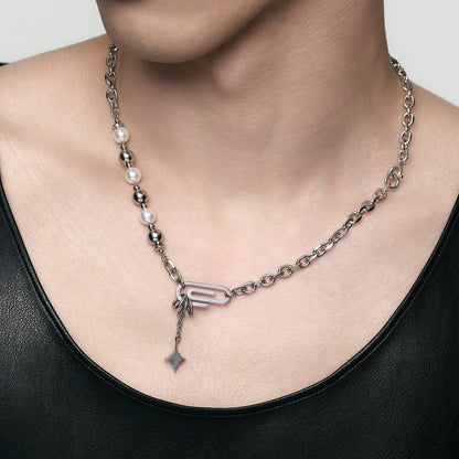 Starburst Key Coiled Snake Perfume Locket Necklace