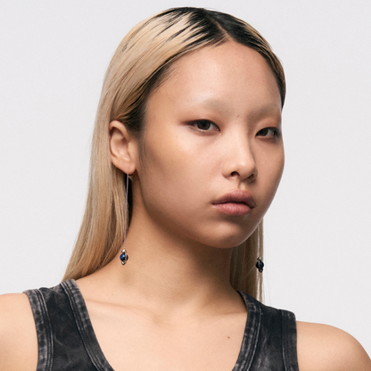 Blue Tiger Eye Cosmic Eye Ear Chains