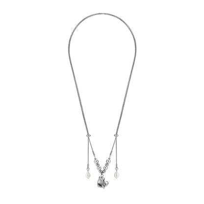 Graffiti Heart Pull-Out Necklace