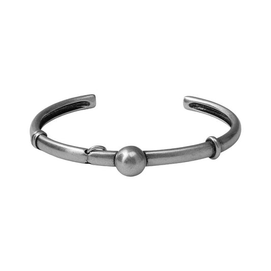 S925 Sterling Silver Piercing Ball Bangle