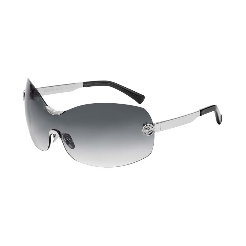 One-Piece Curved Shield Sunglasses