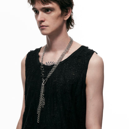 "Punk Mania" Tie Necklace