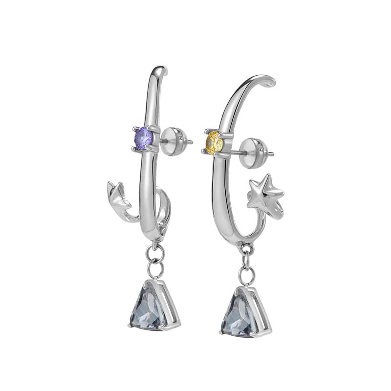 Christmas Colored Crystal Earrings