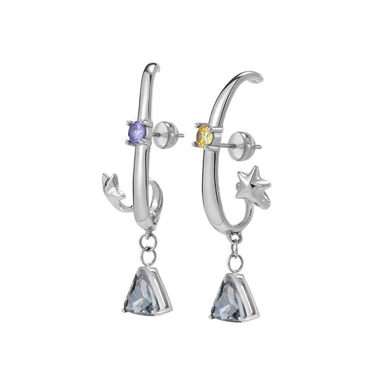 Christmas Colored Crystal Earrings