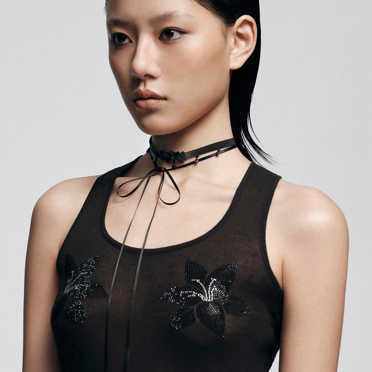 Ribbon Bow Choker