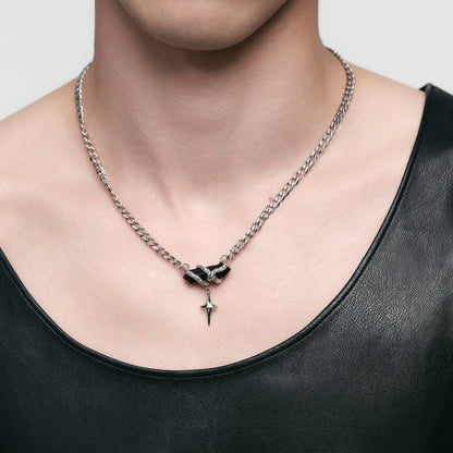 Snake Loop Double Layer Necklace