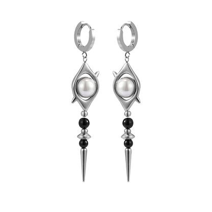 Punk Eye Beaded Earrings