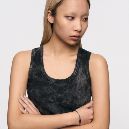 Snake Pattern Black Onyx Bracelet