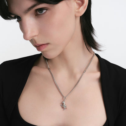 S925 Swinging Blue Booby Pendant