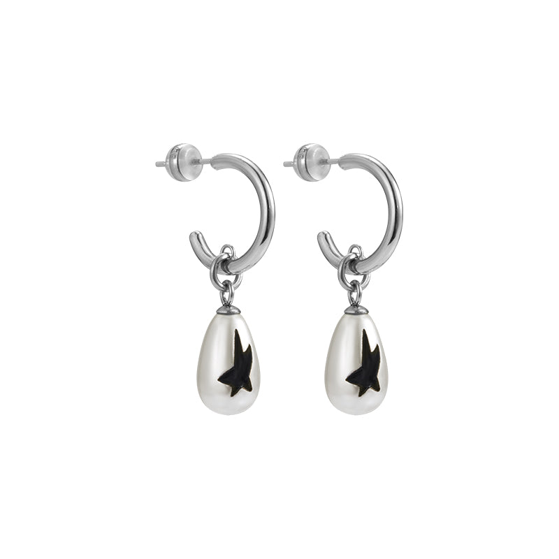Pearl Graffiti Earrings