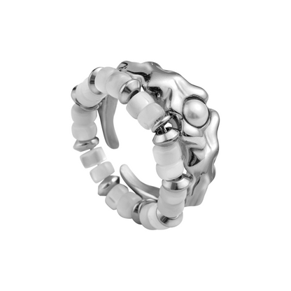 Layered Siren Bone Ring