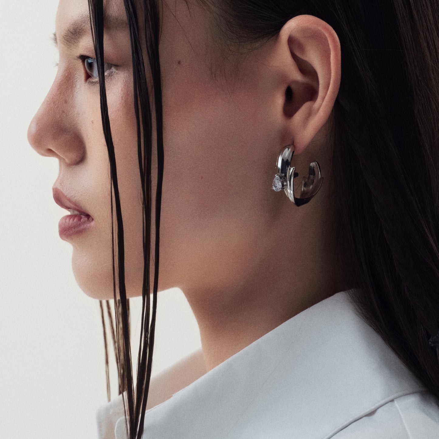 Convertible Double-Layer Petal Earrings