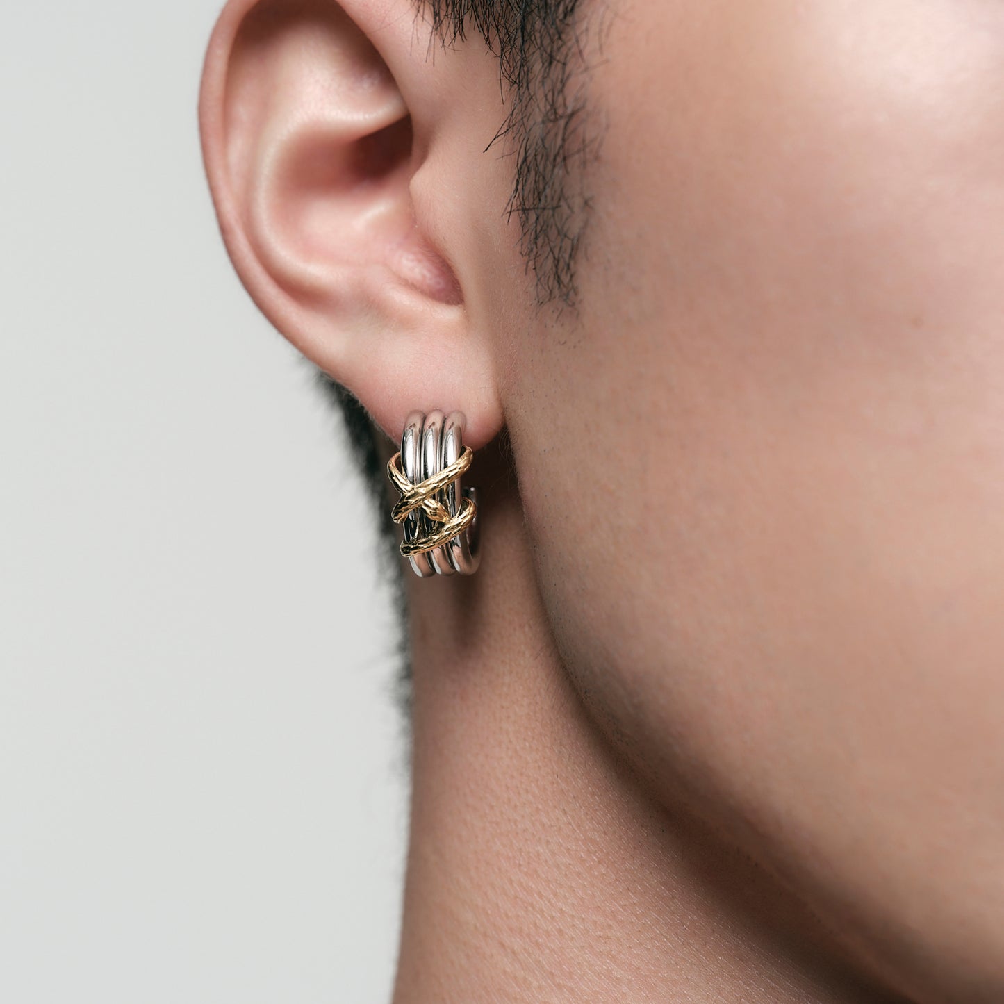 Snake Loop Hoop Earrings